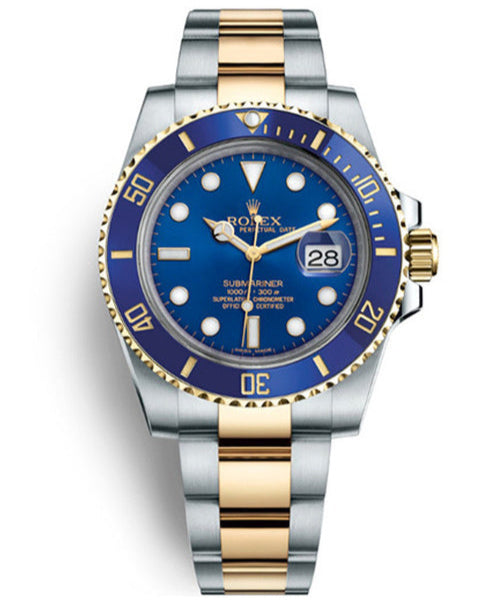 SUBMARINER  GOLD BLUE
