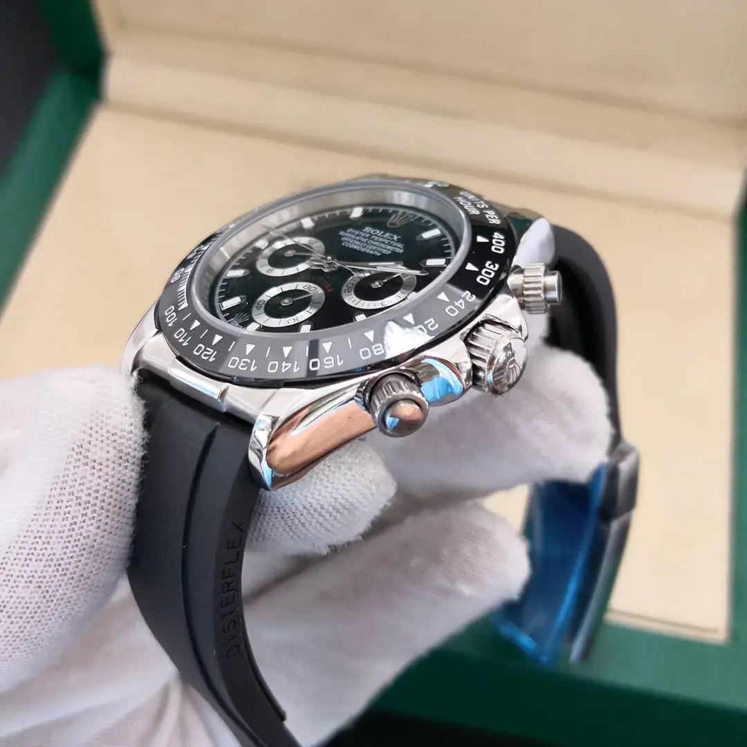 DAYTONA BLACK Oysterflex strap