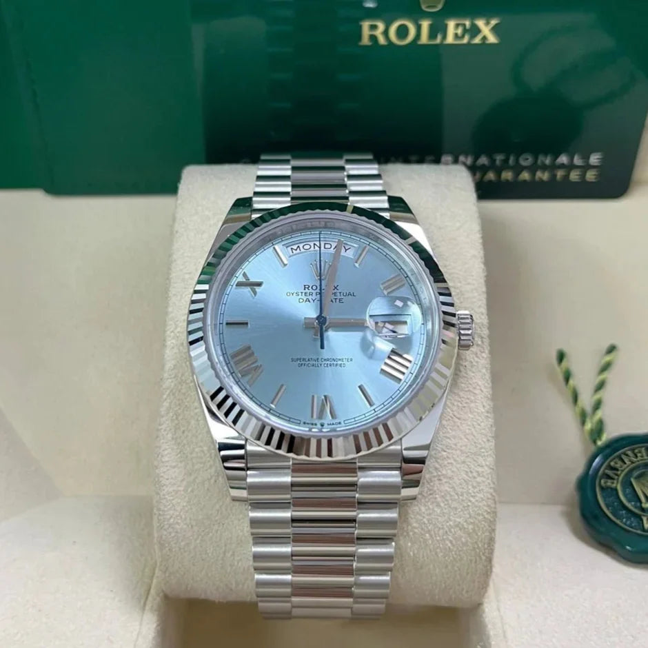 DAY DATE TIFFANY BLUE ROMAN