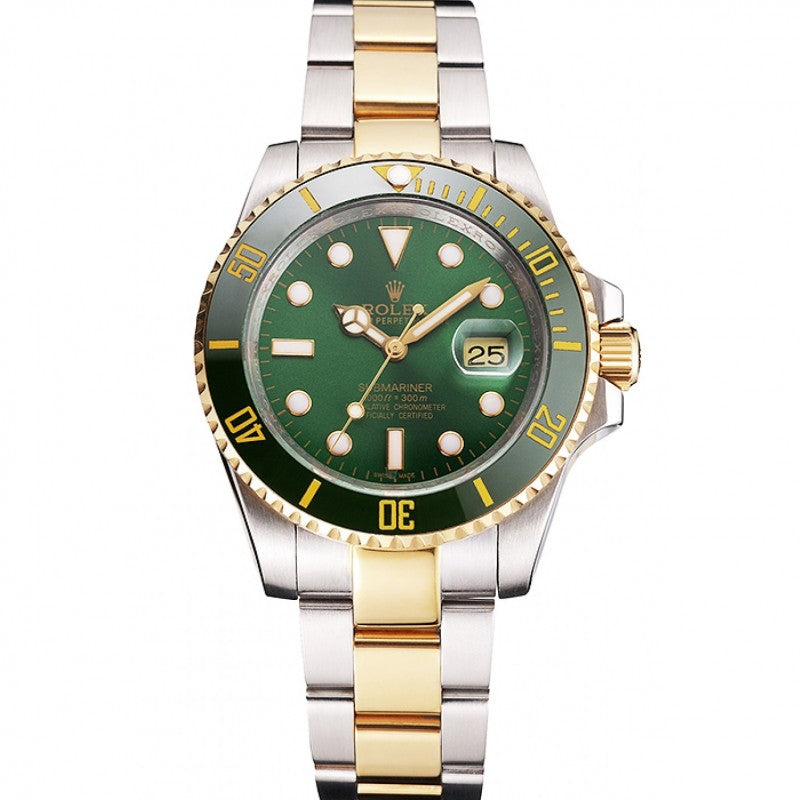 SUBMARINER GREEN GOLD