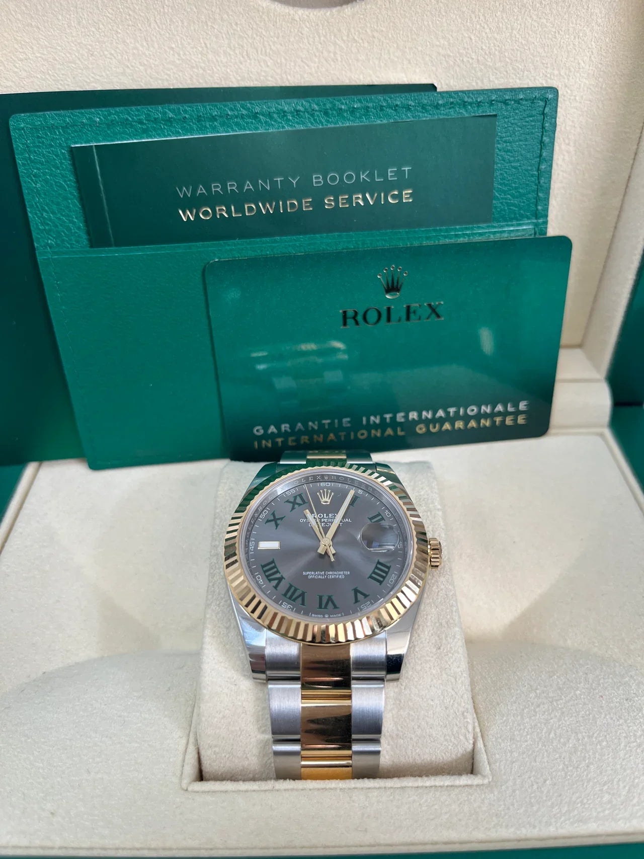 Datejust Wimbledon Yellow Gold