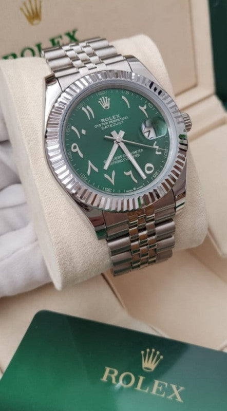DateJust Green Dial | Arabic Numerals