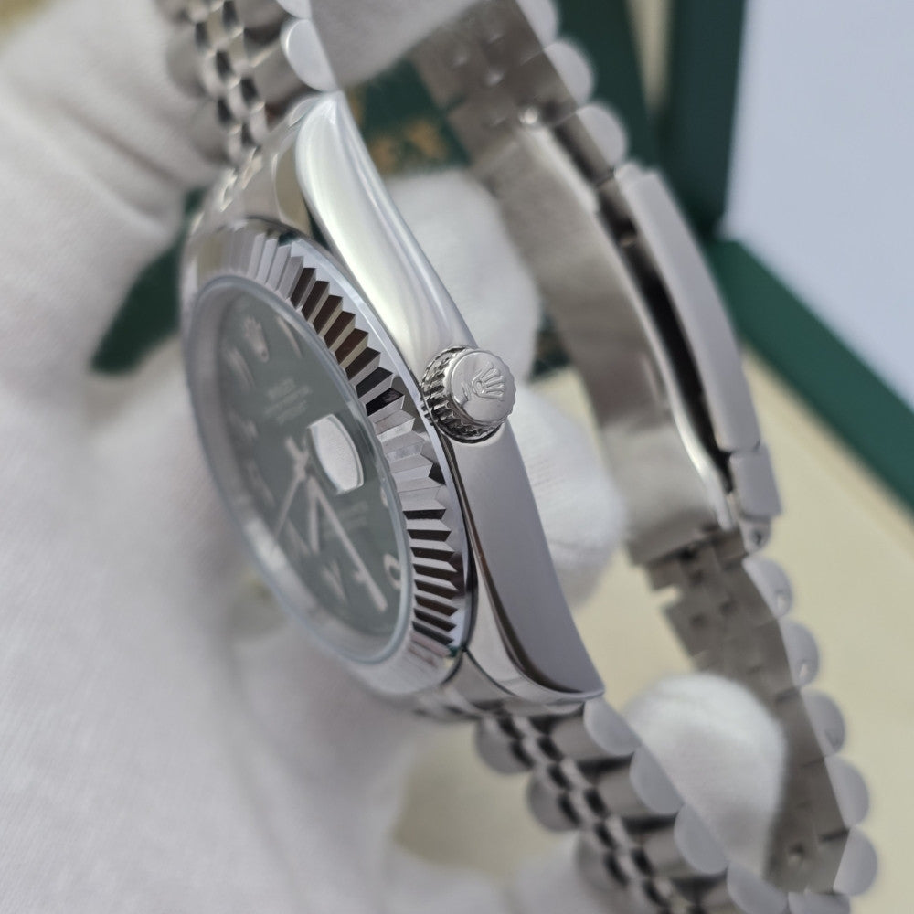 DateJust Green Dial | Arabic Numerals