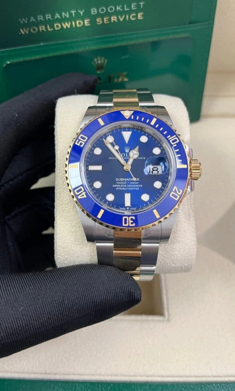 SUBMARINER  GOLD BLUE