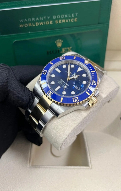 SUBMARINER  GOLD BLUE