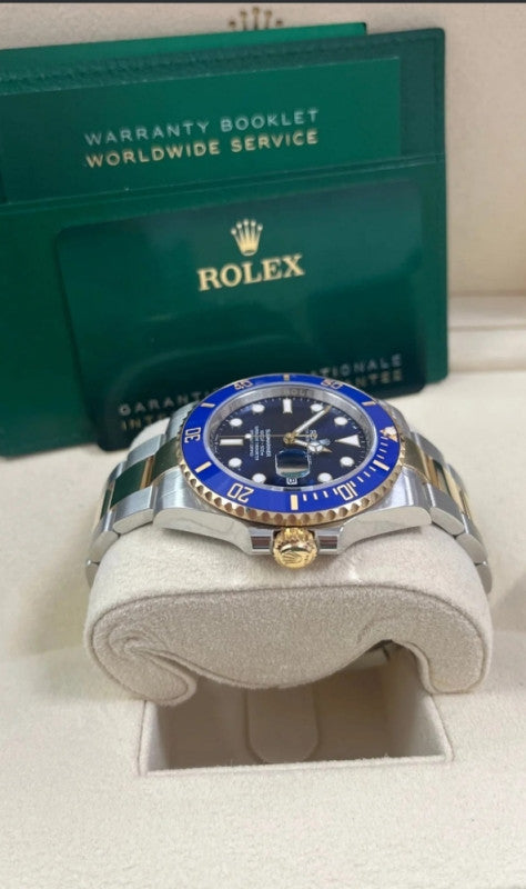 SUBMARINER  GOLD BLUE