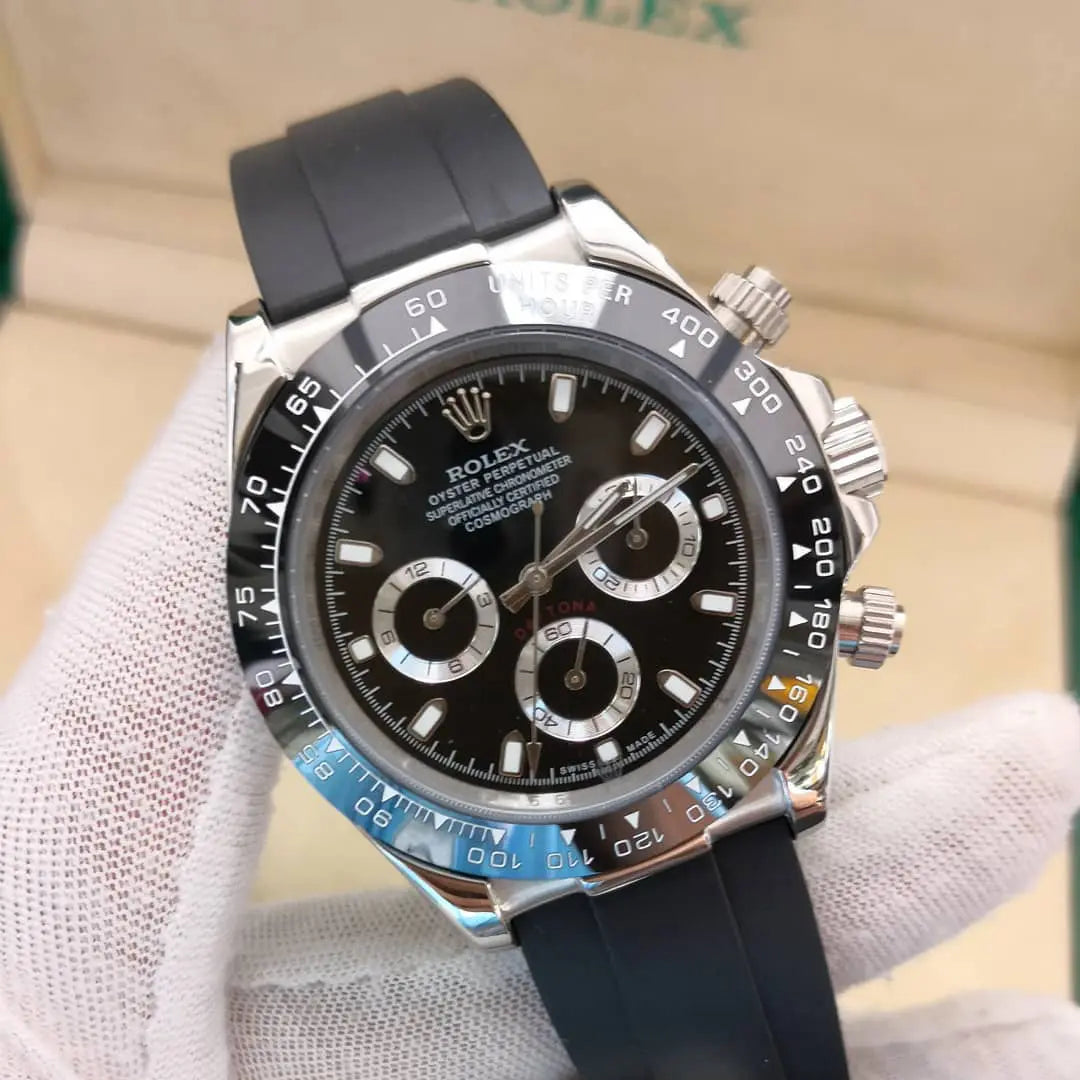 DAYTONA BLACK Oysterflex strap